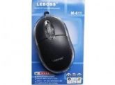 Mouse Leboss branco/transparente