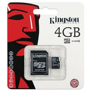 Cartão de memoria Kingston Micro SD 4 Gb